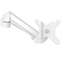 Elevate Monitor Arm 56 - 8-14 kg, gas spring, rail mounted. whit